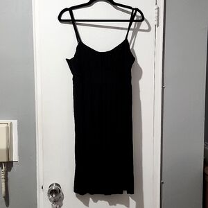 INC simple black dress